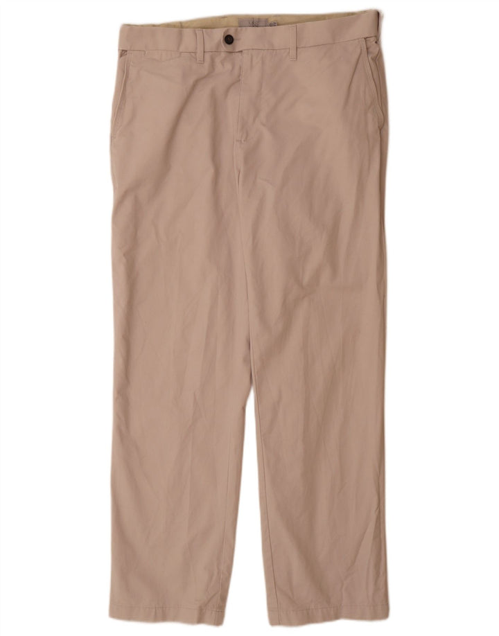 Pantaloni da abito vestibilità regolare da uomo Marks & Spencer W36 L31 cotone grigio