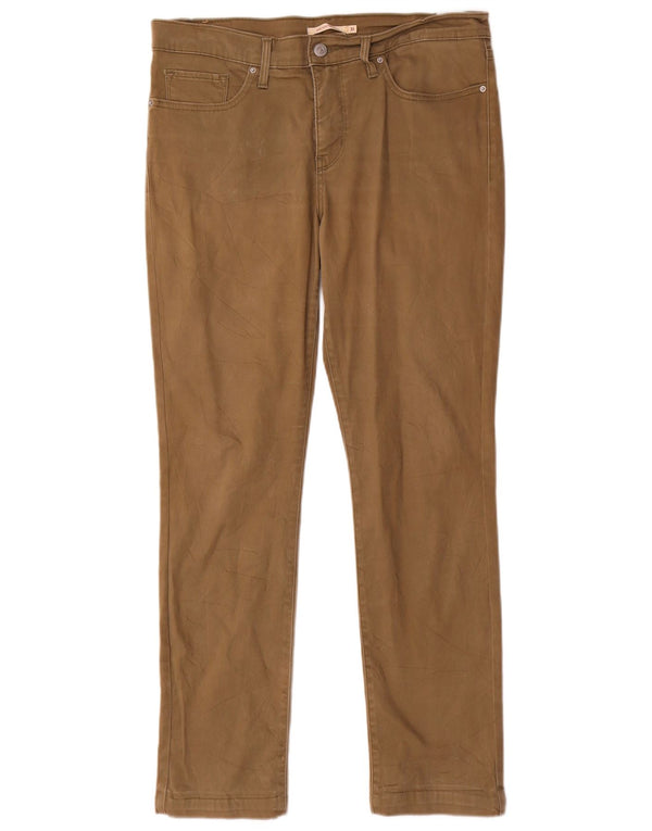 Levi's Uomo 312 Shaping Slim Jeans W31 L30 Cotone Beige