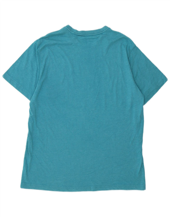 T-shirt da uomo EDDIE BAUER grande in cotone blu