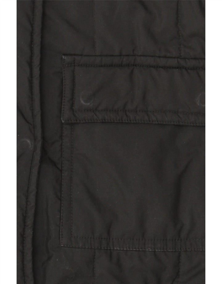 Giacca imbottita da uomo Marlboro Classics UK 40 grande nera