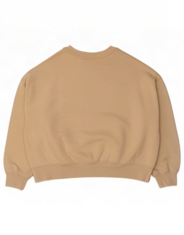 Felpa corta oversize per ragazze Jordan 12-13 anni Large Beige