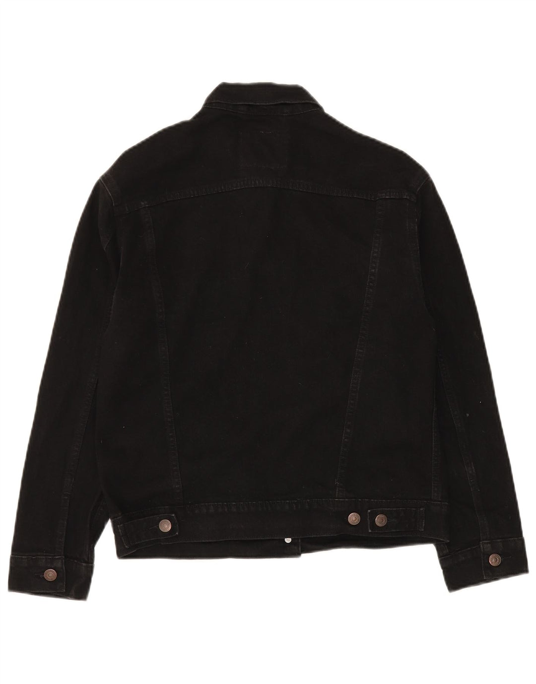 Giacca in denim da donna Levi's UK 14 cotone nero medio