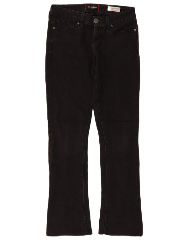 Jeans Bootcut skinny a vita bassa da donna Guess W28 L30 neri