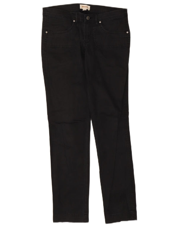 Jeans slim da donna Diesel W29 L30 cotone nero