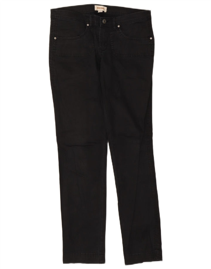 Jeans slim da donna Diesel W29 L30 cotone nero