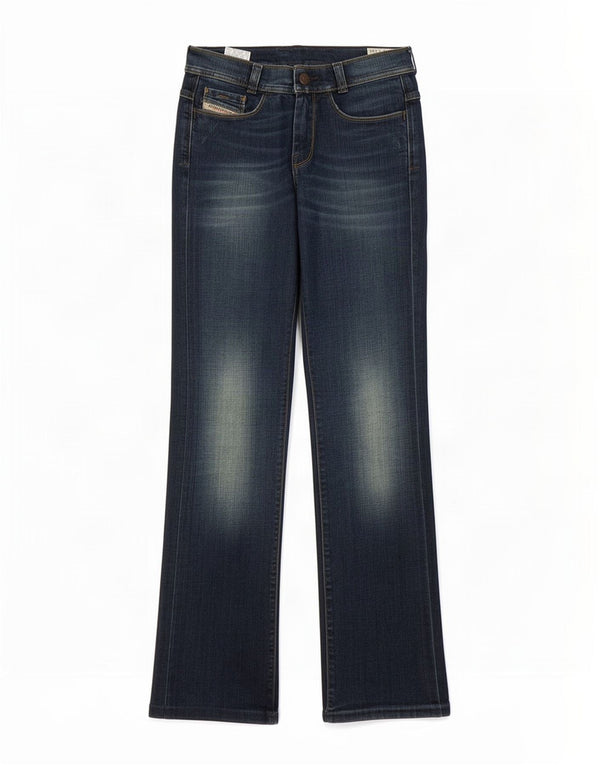 Jeans da donna Diesel Soozy Bootcut W27 L30 cotone blu