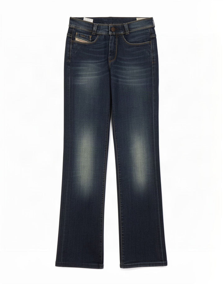 Jeans da donna Diesel Soozy Bootcut W27 L30 cotone blu