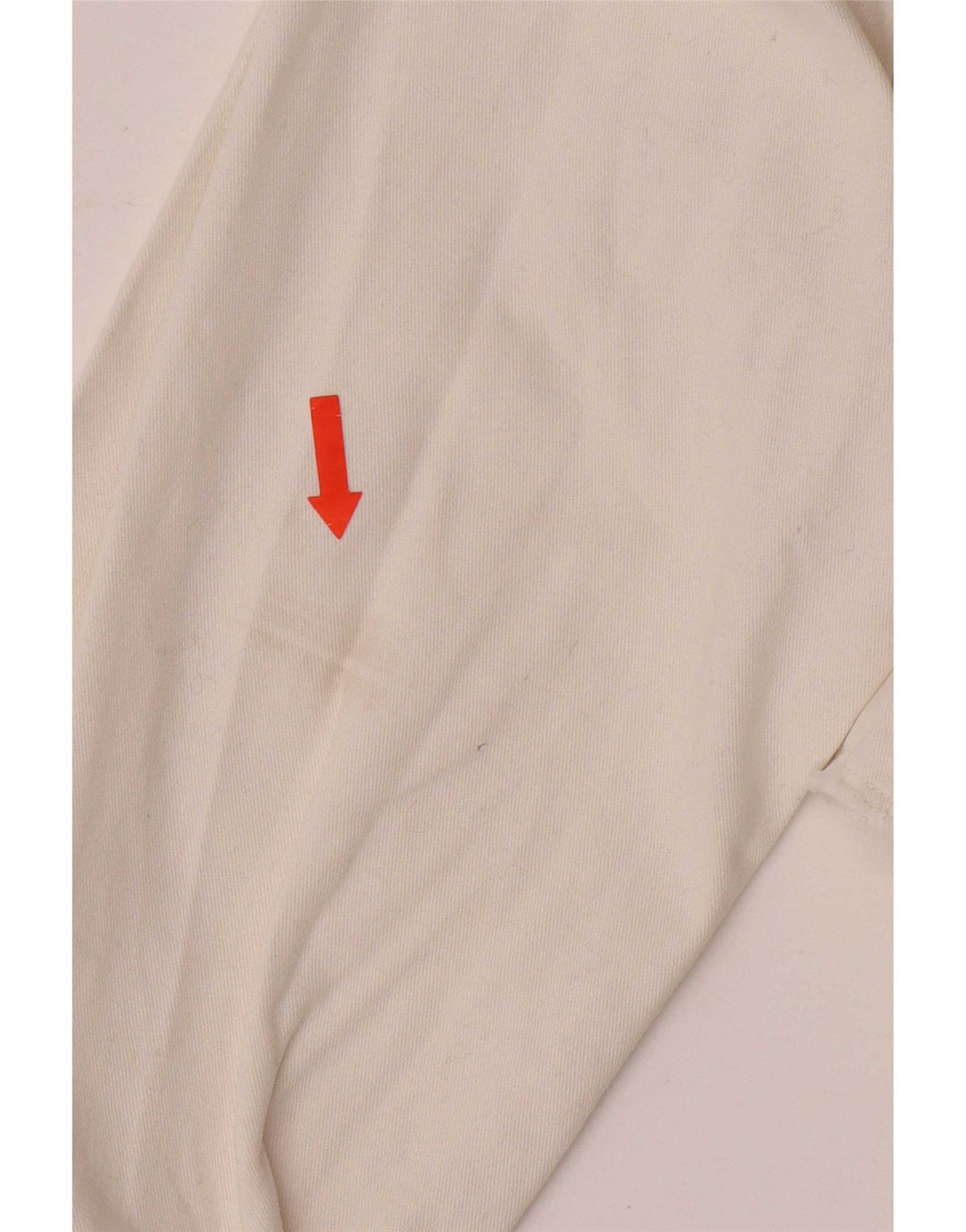 Giacca in denim vintage da donna corta UK 10 piccola in cotone bianco