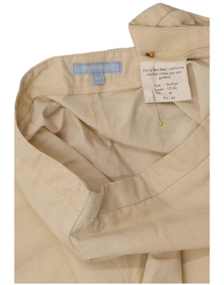 Pantaloni casual bootcut da donna Vero Moda EU 40 Medio W30 L30 Cotone beige