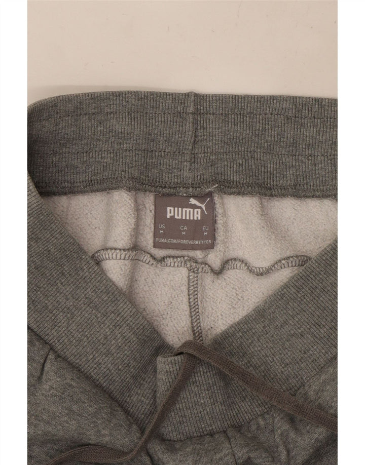 Pantaloni da tuta con grafica PUMA da uomo Joggers grigio medio color block