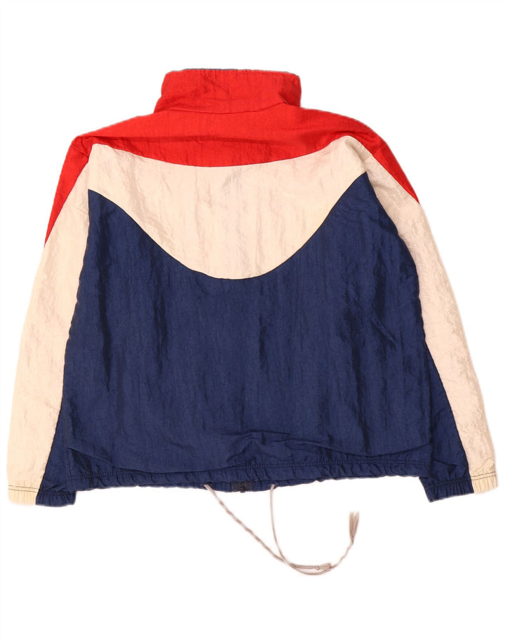 Giacca da ginnastica vintage da donna con grafica IT 40 piccola multicolore