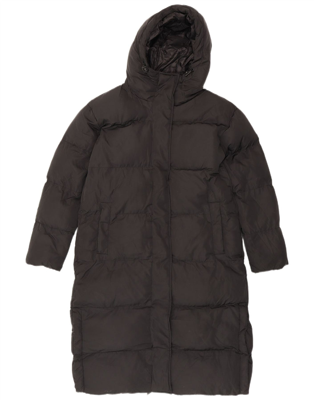 Cappotto imbottito oversize da donna Superdry UK 8 piccolo poliestere nero