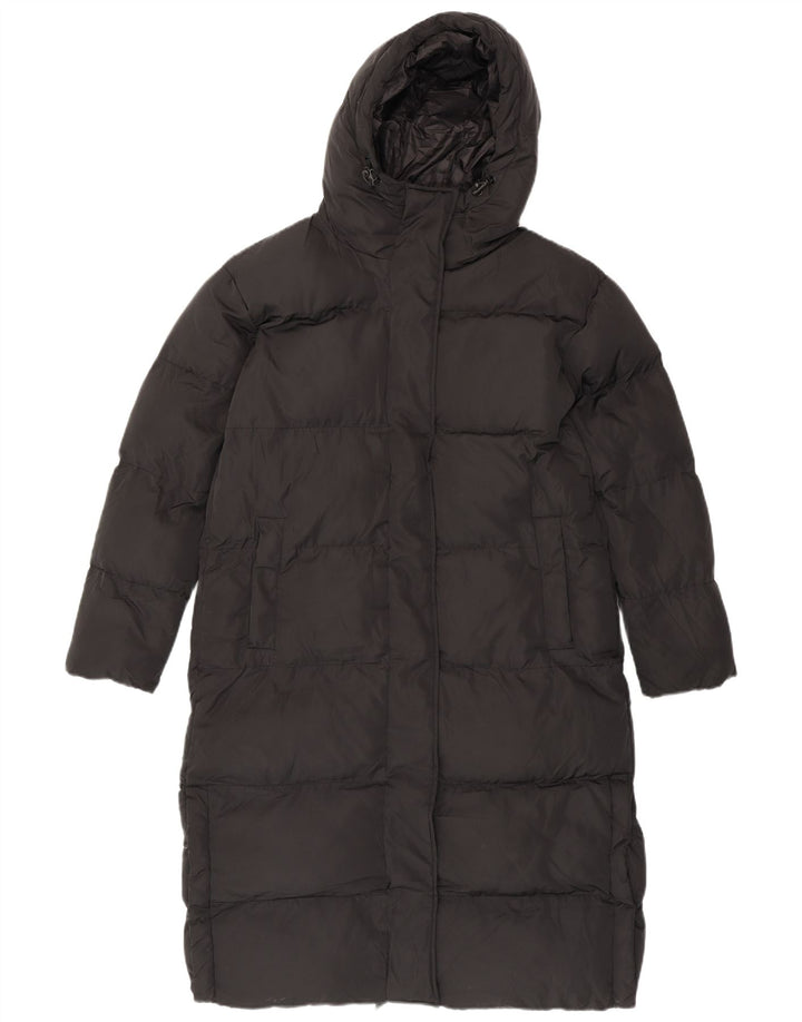 Cappotto imbottito oversize da donna Superdry UK 8 piccolo poliestere nero