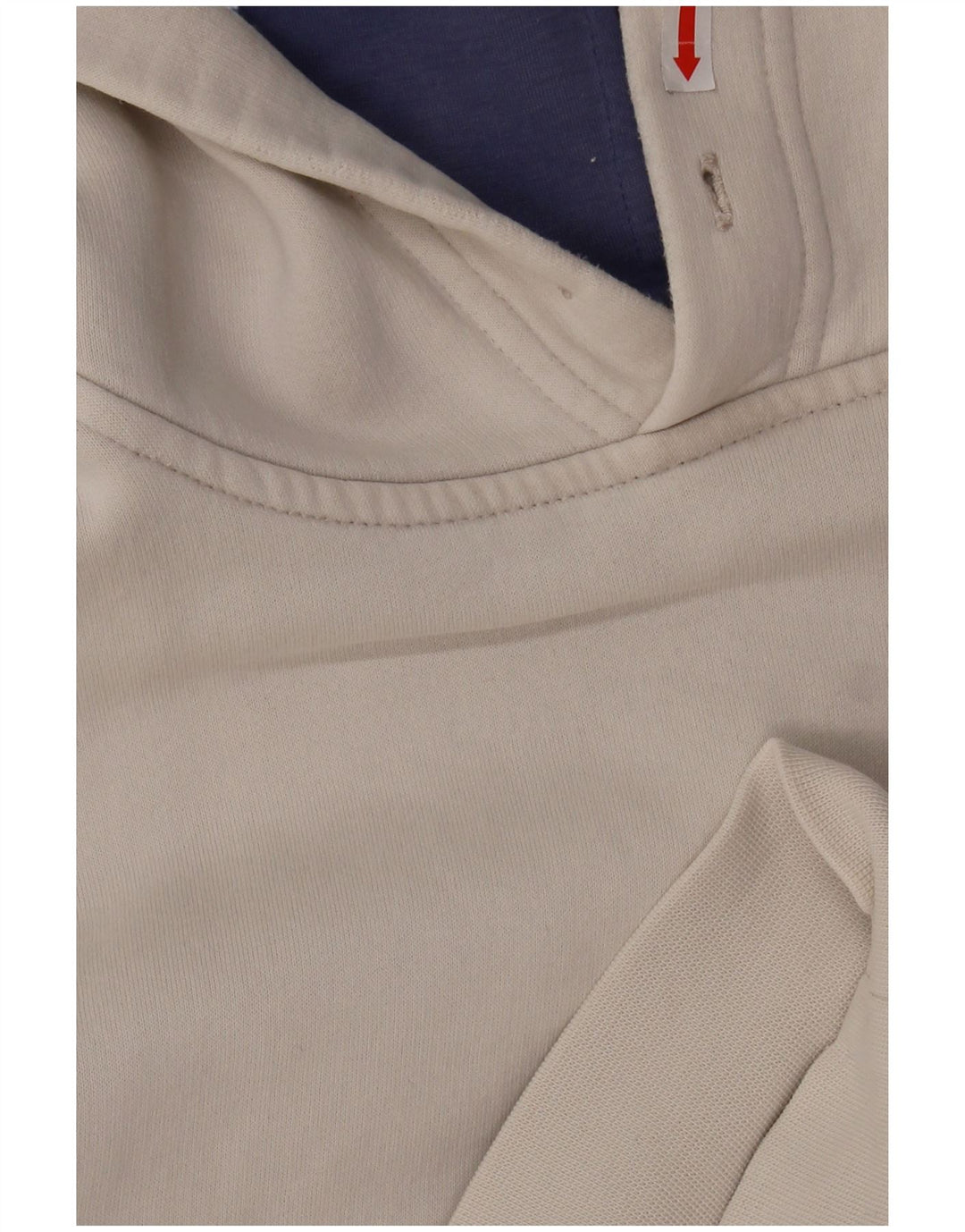 Felpa con cappuccio da uomo Kappa XL in cotone bianco
