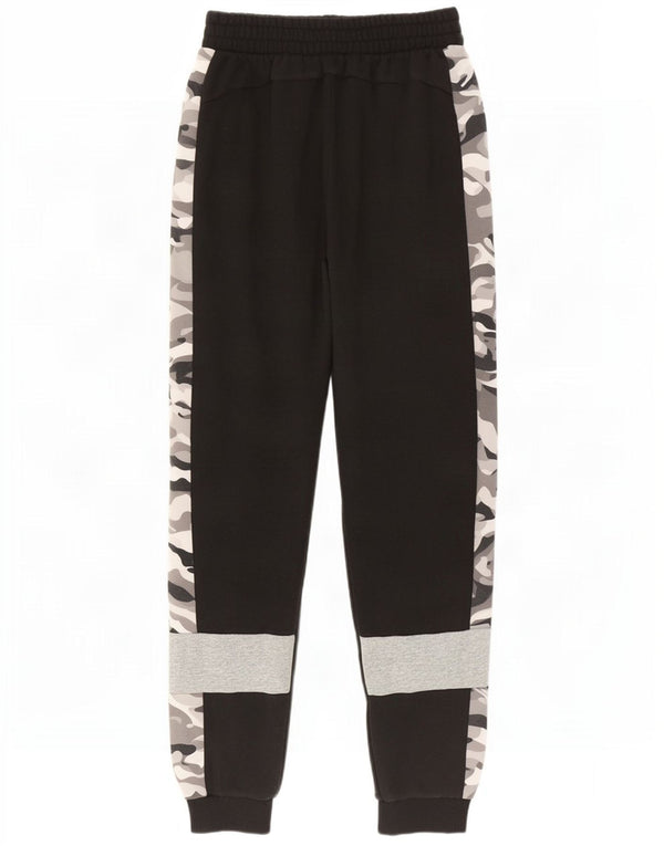 Pantaloni da tuta grafica da uomo Puma Joggers piccoli in cotone mimetico nero