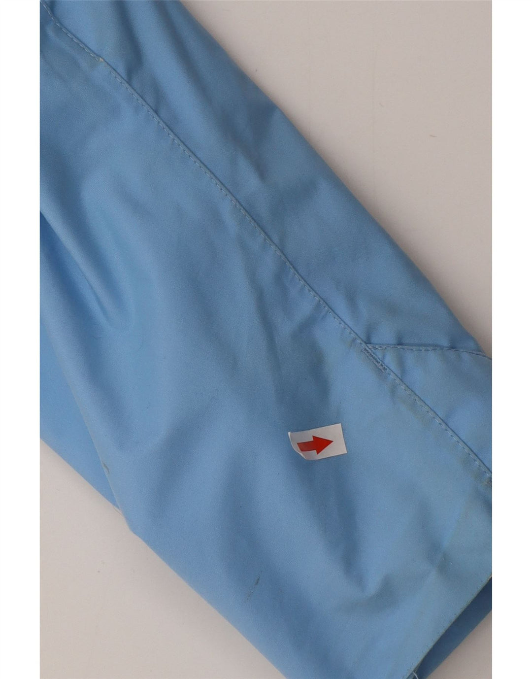 JACK WOLFSKIN Giacca a vento con cappuccio da donna UK 12 Poliestere blu medio