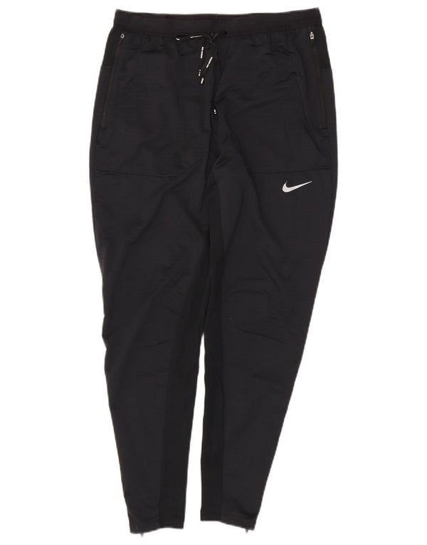Pantaloni da tuta da donna NIKE UK 10 piccoli poliestere nero