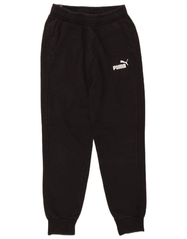 Pantaloni da tuta da uomo Puma Joggers piccoli in cotone nero
