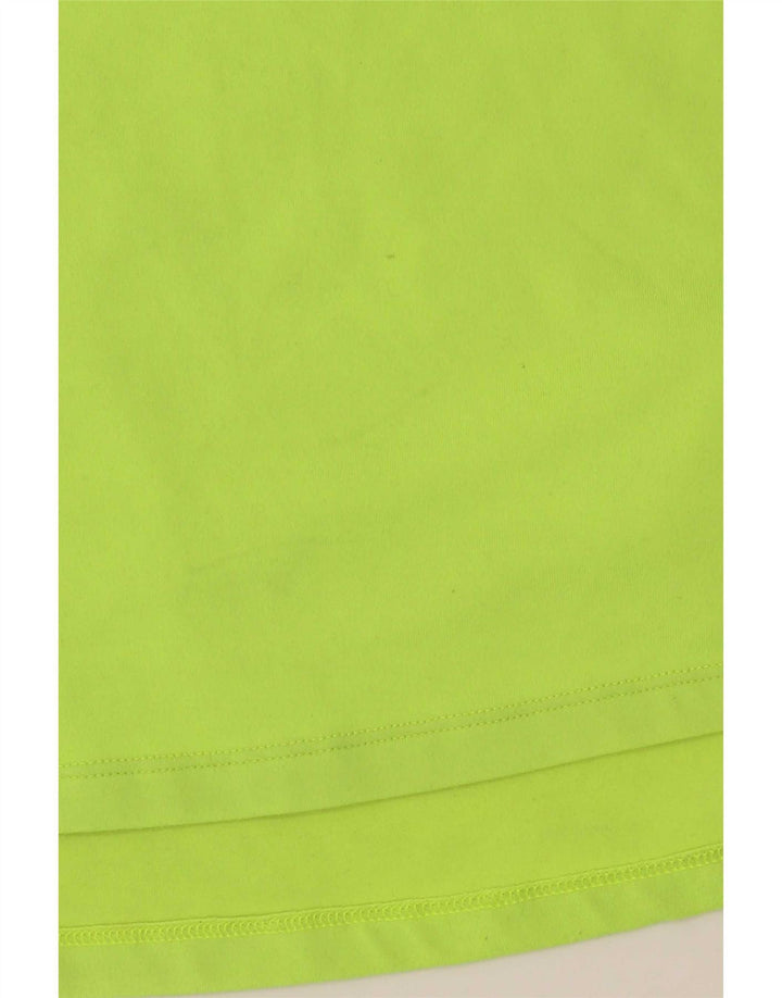 Top della tuta da ginnastica Nike Dri Fit con collo e zip da uomo 2XL verde poliestere