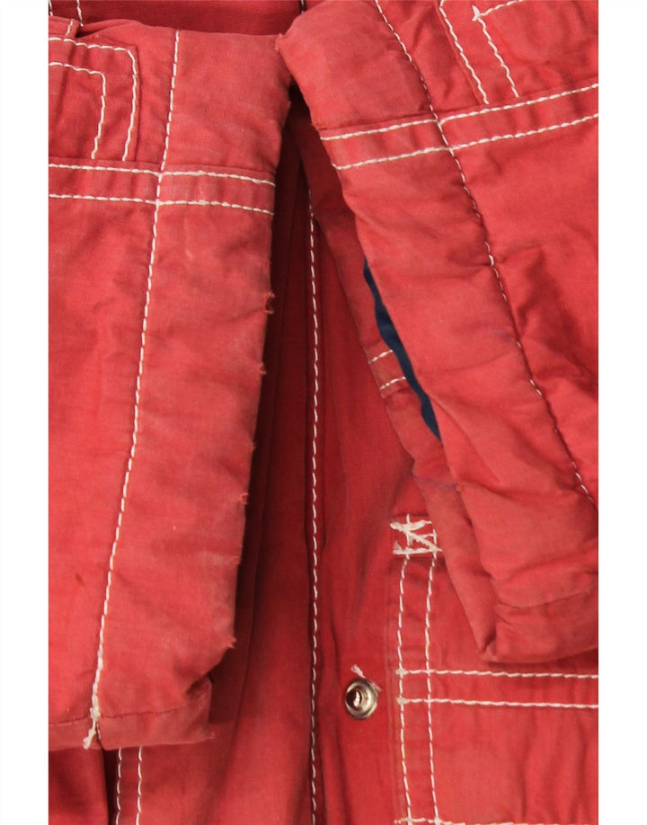 Giacca a vento vintage da uomo UK 42 XL rossa