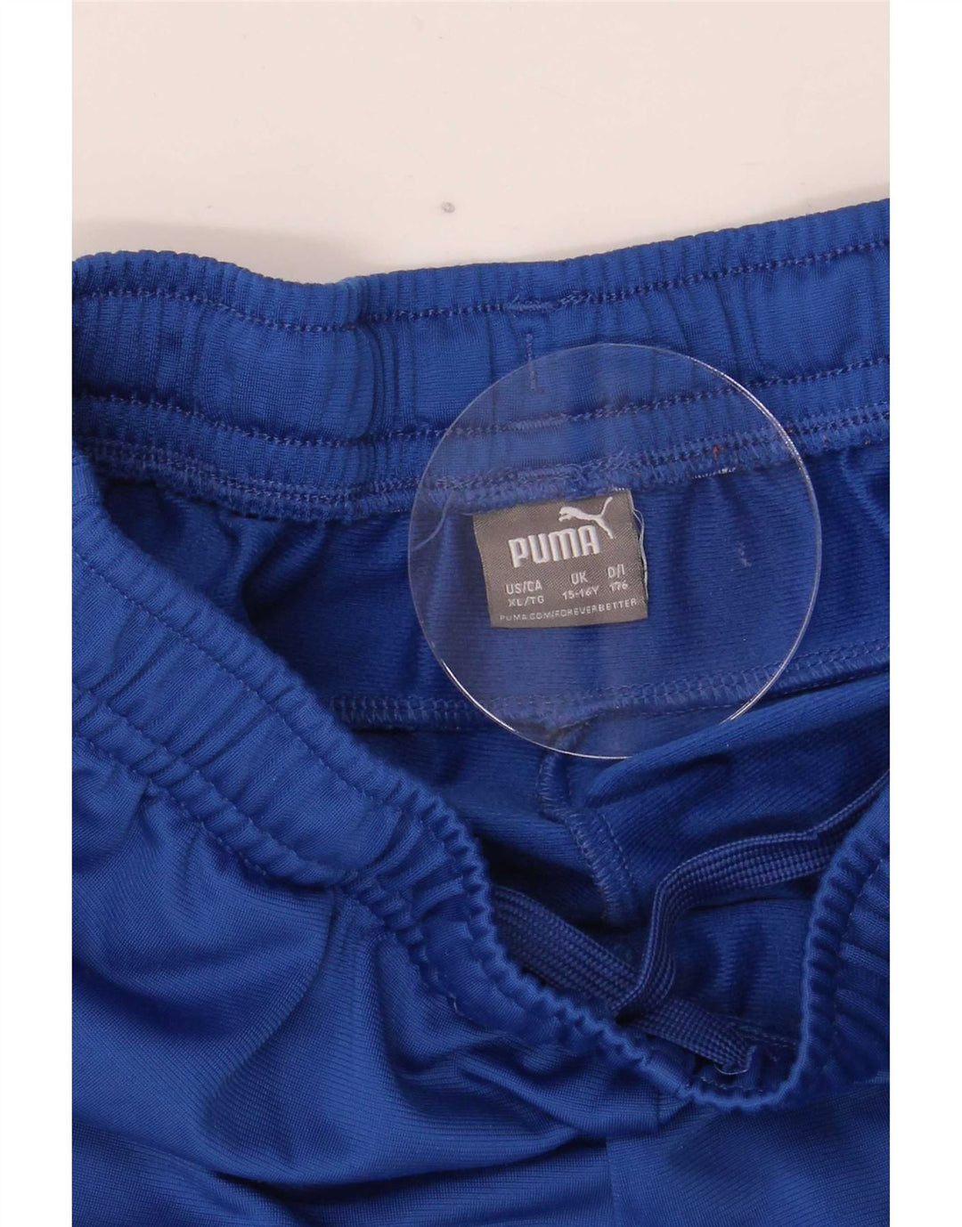 Pantaloni della tuta da ragazzo Puma 15-16 anni in poliestere blu