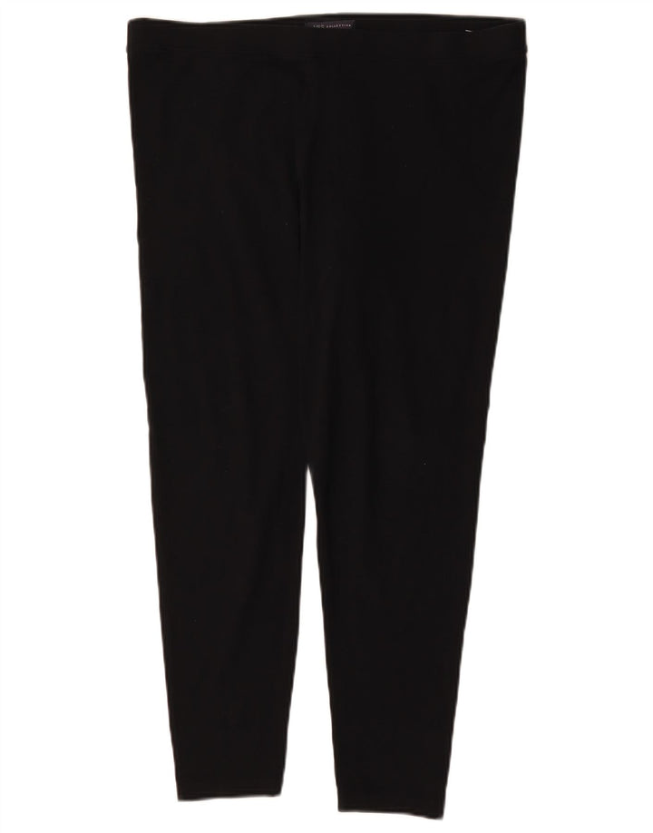 Leggings corti da donna Marks & Spencer UK 18 XL cotone nero