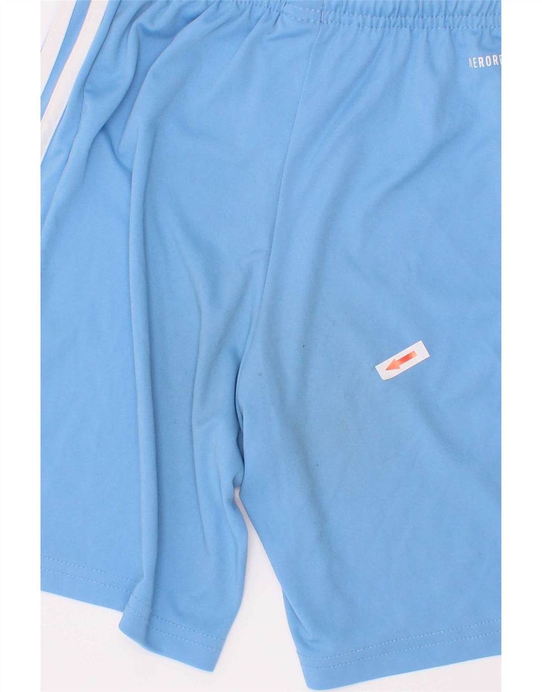 Pantaloncini sportivi Adidas Aeroready da ragazzo 11-12 anni in poliestere blu