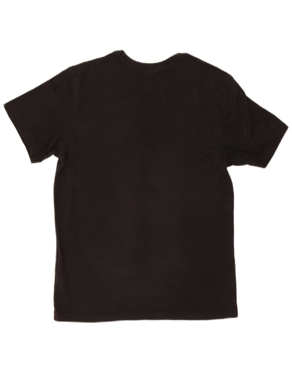 T-shirt grafica Nike Dri Fit da uomo, piccola, in cotone nero