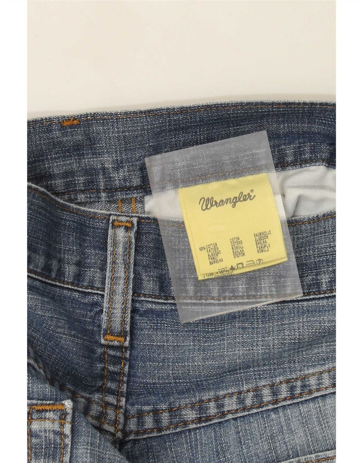 Jeans dritti da uomo Wrangler vestibilità regolare W32 L32 cotone blu