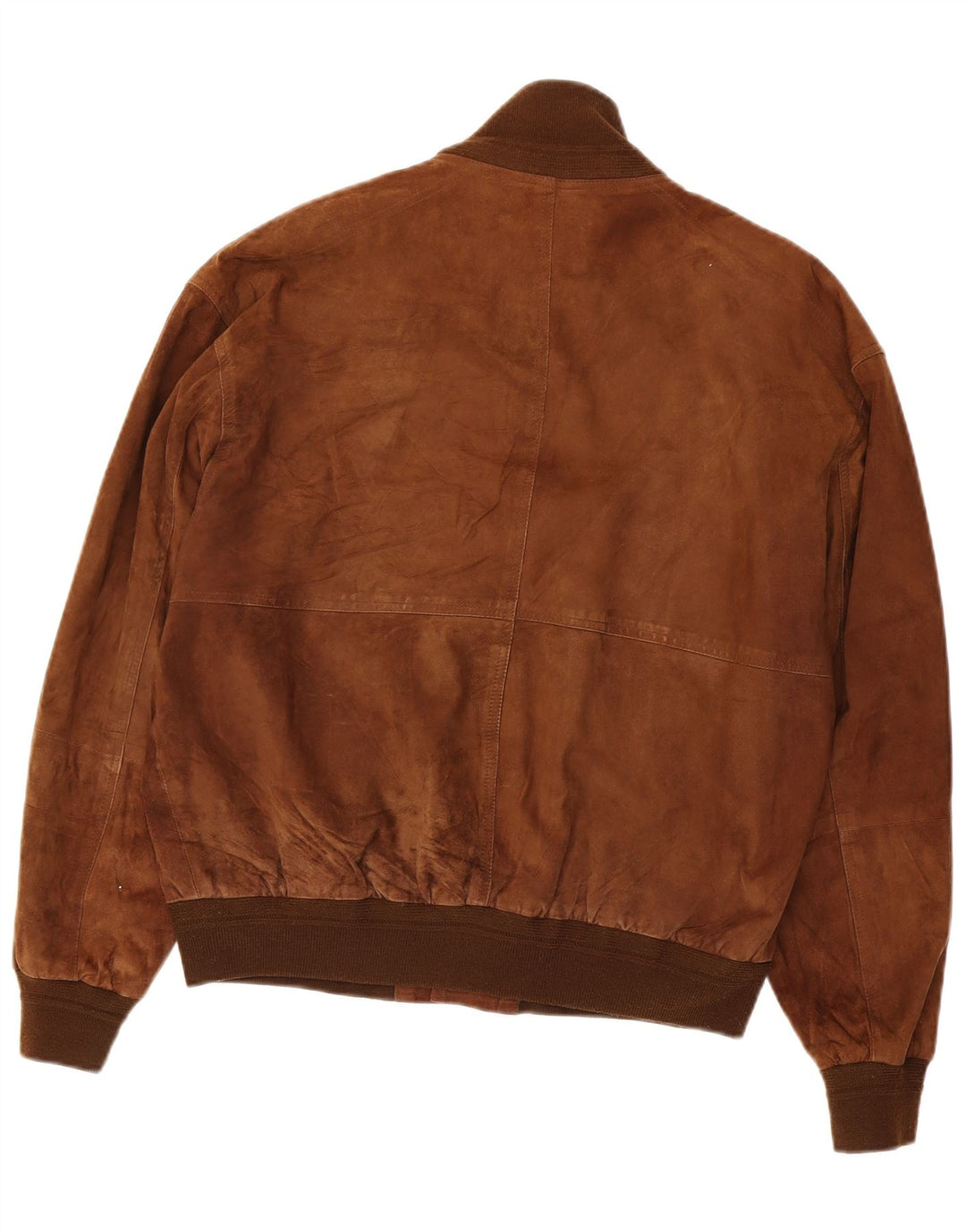 Bomber Uomo In Pelle Scamosciata Conbipel IT 48 Pelle Marrone Medio