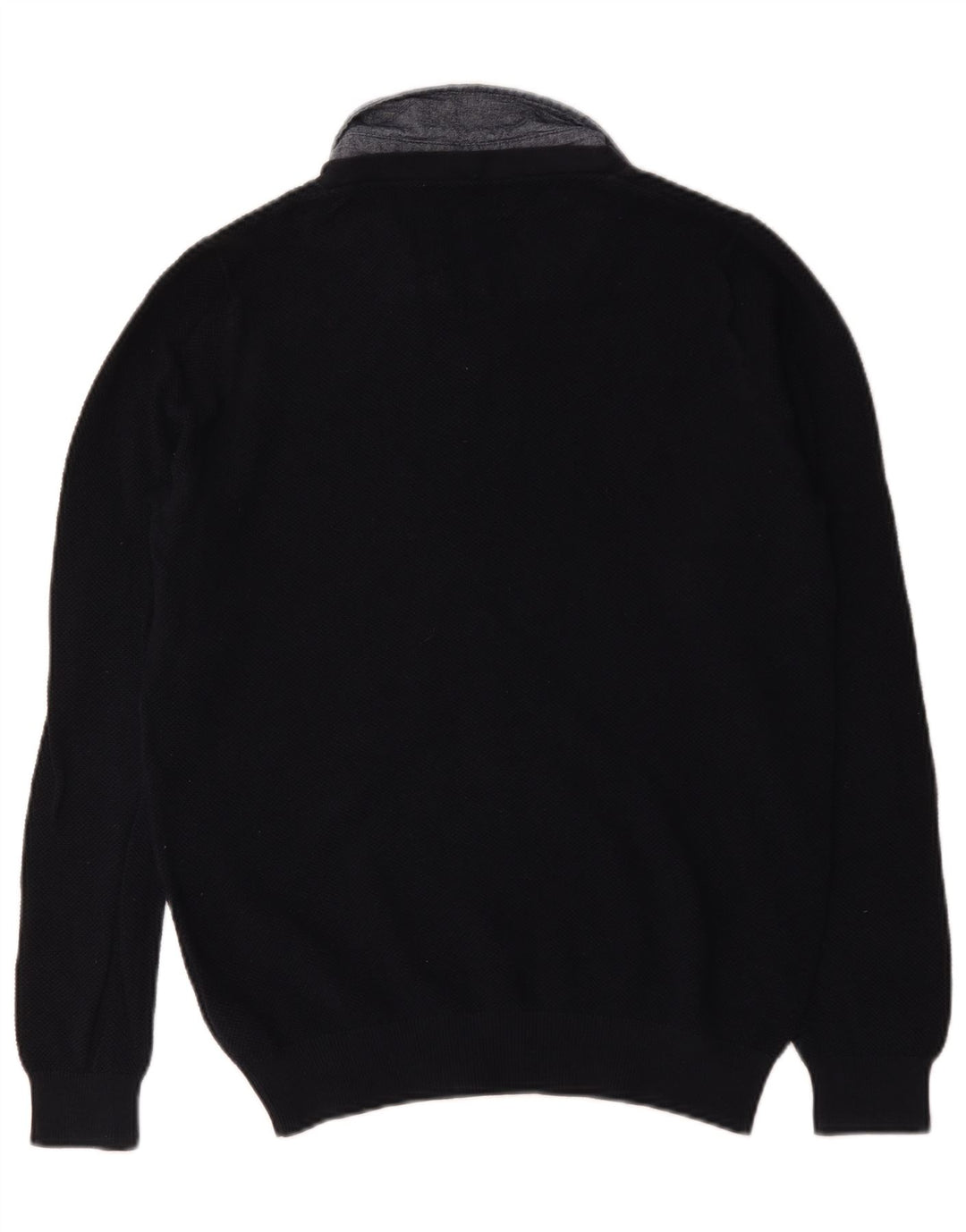 Maglione da uomo Marks & Spencer vestibilità regolare con collo alto piccolo blu navy