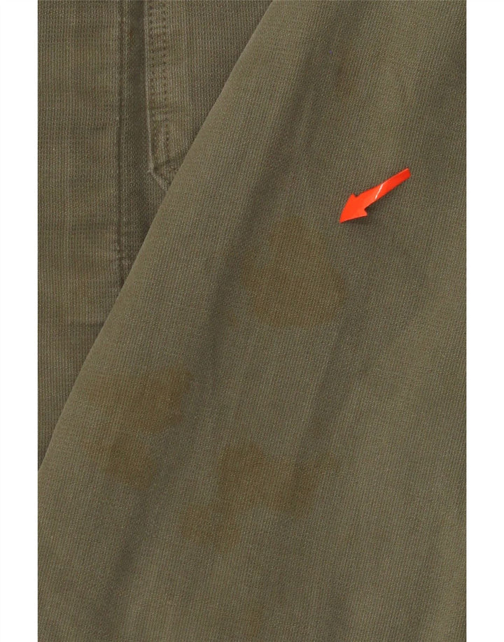 Giacca militare vintage da uomo UK 36 piccola color kaki