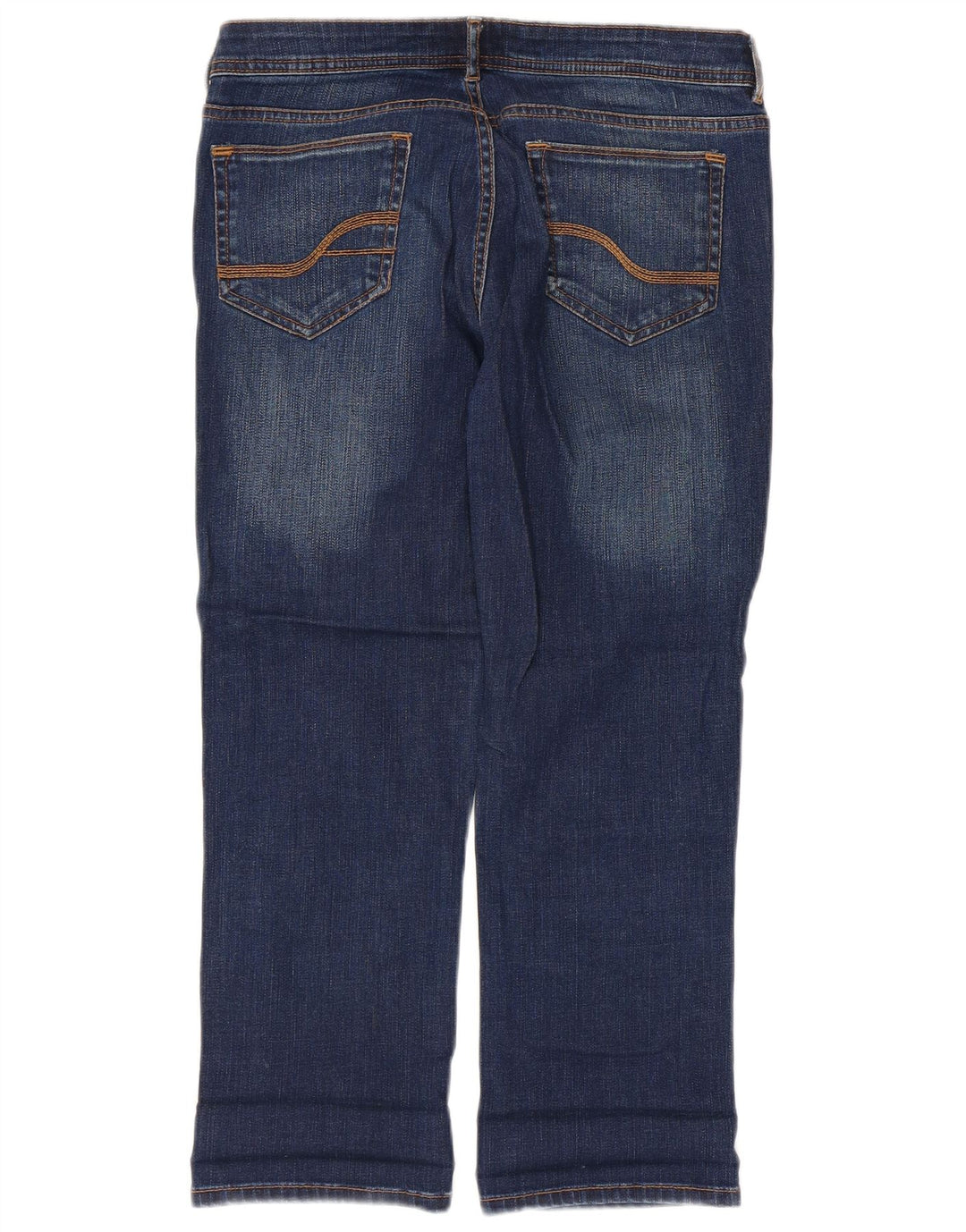 Jeans corti da donna Fat Face UK 12 medio W32 L23 cotone blu