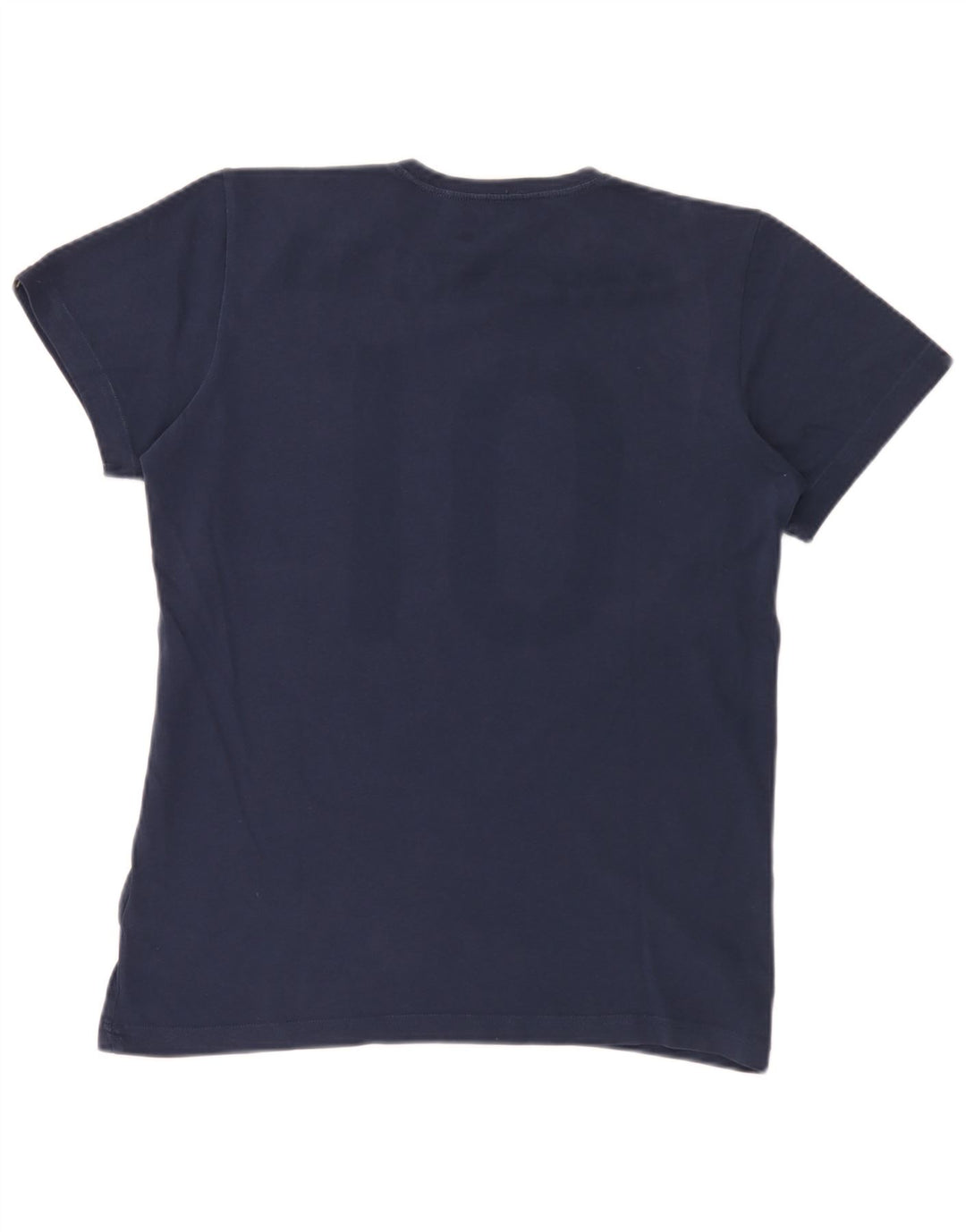 T-shirt grafica da uomo Adidas Top Small in cotone blu navy