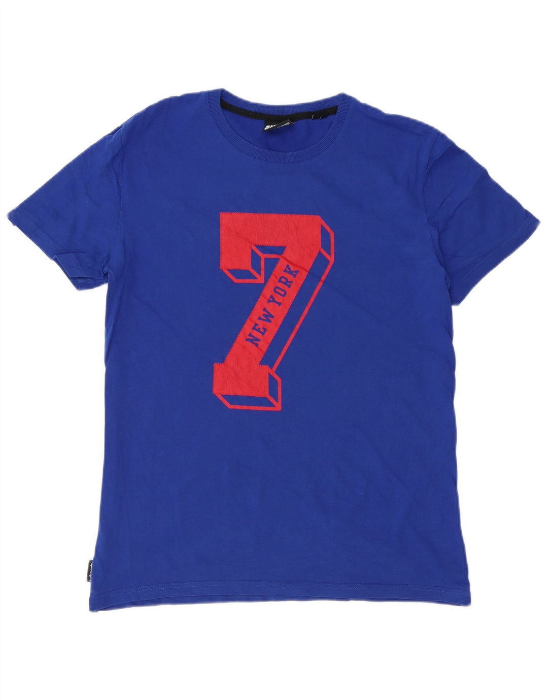 T-shirt grafica da uomo SUPERDRY Top grande blu