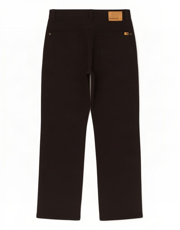 Pantaloni casual dritti da uomo Timberland W33 L30 cotone nero