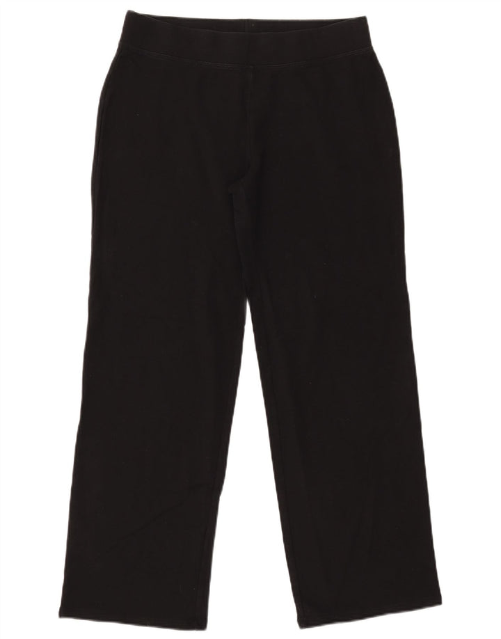 Pantaloni da tuta da donna Marks & Spencer UK 12 medio cotone nero