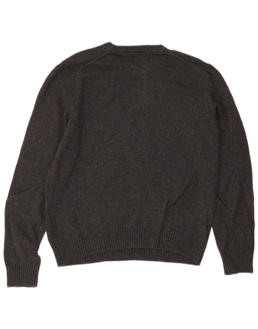 JOHN LEWIS Maglione da uomo girocollo grande lana merino grigia