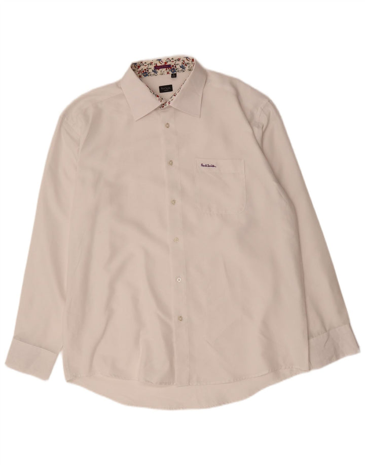 Camicia da uomo Paul Smith taglia 18 2XL bianca