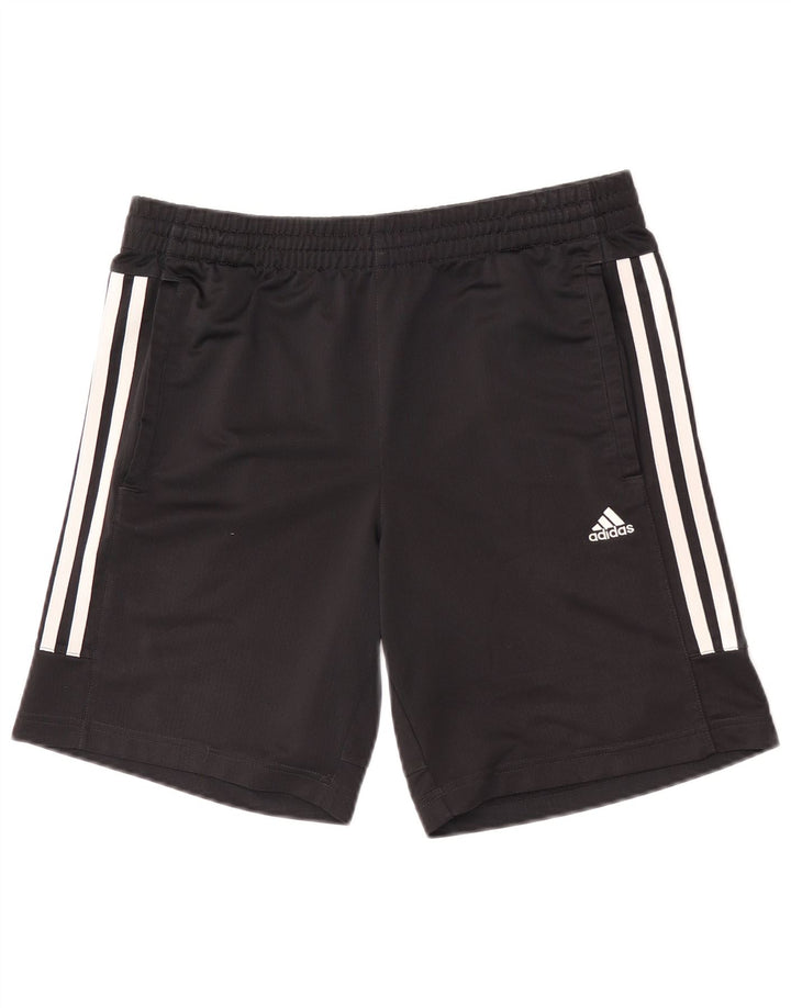 Pantaloncini sportivi Adidas da ragazzo 13-14 anni in poliestere nero