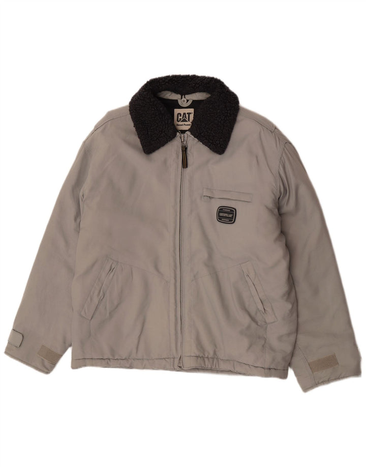 Giacca a vento da uomo Caterpillar UK 38 Blocco colore grigio medio