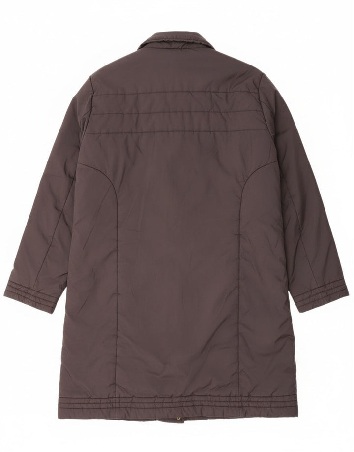 Cappotto imbottito da donna Adidas UK 16 grande grigio in poliammide
