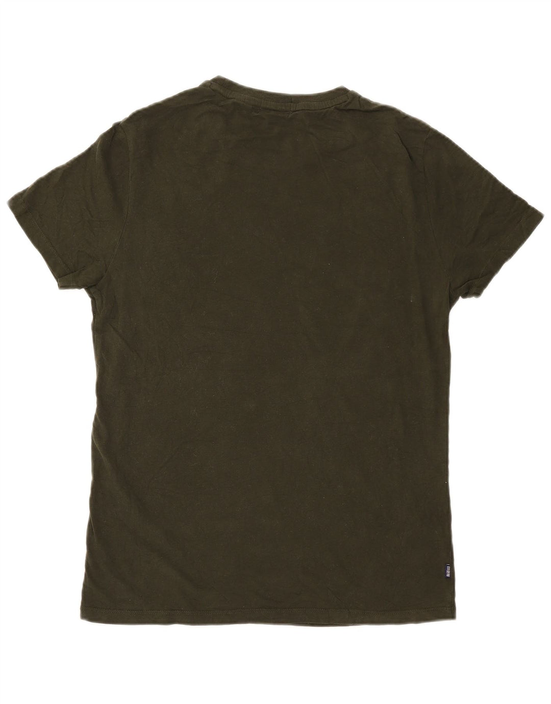 T-shirt da uomo Superdry Top in cotone verde medio