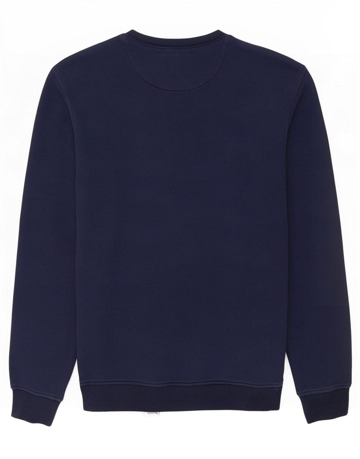 Lyle & Scott Felpa da uomo Maglione piccolo in cotone blu navy