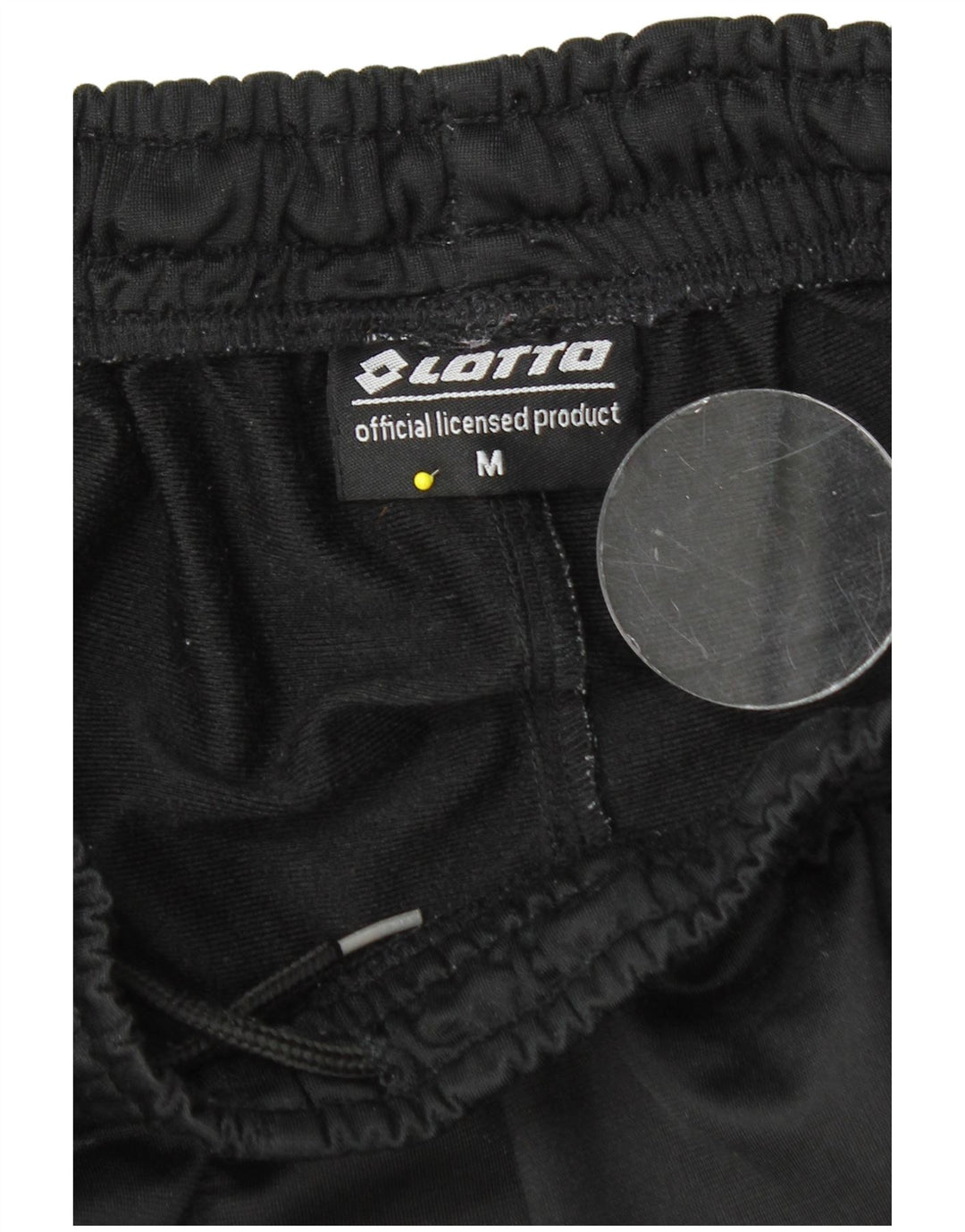 Pantaloni da tuta da uomo Lotto Joggers medio poliestere nero