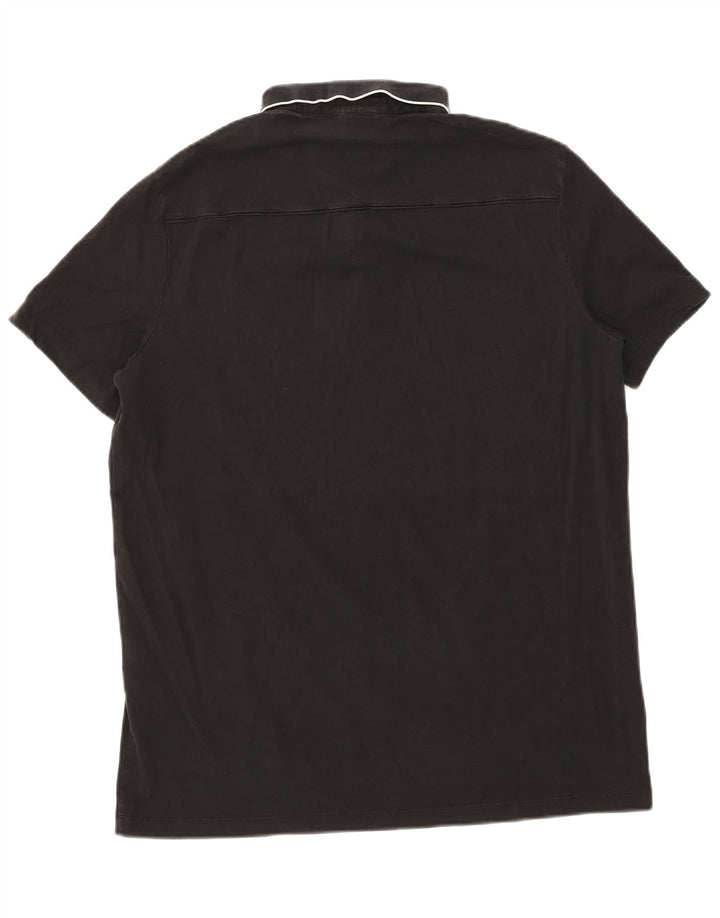 Polo da uomo ARMANI EXCHANGE XL in cotone nero