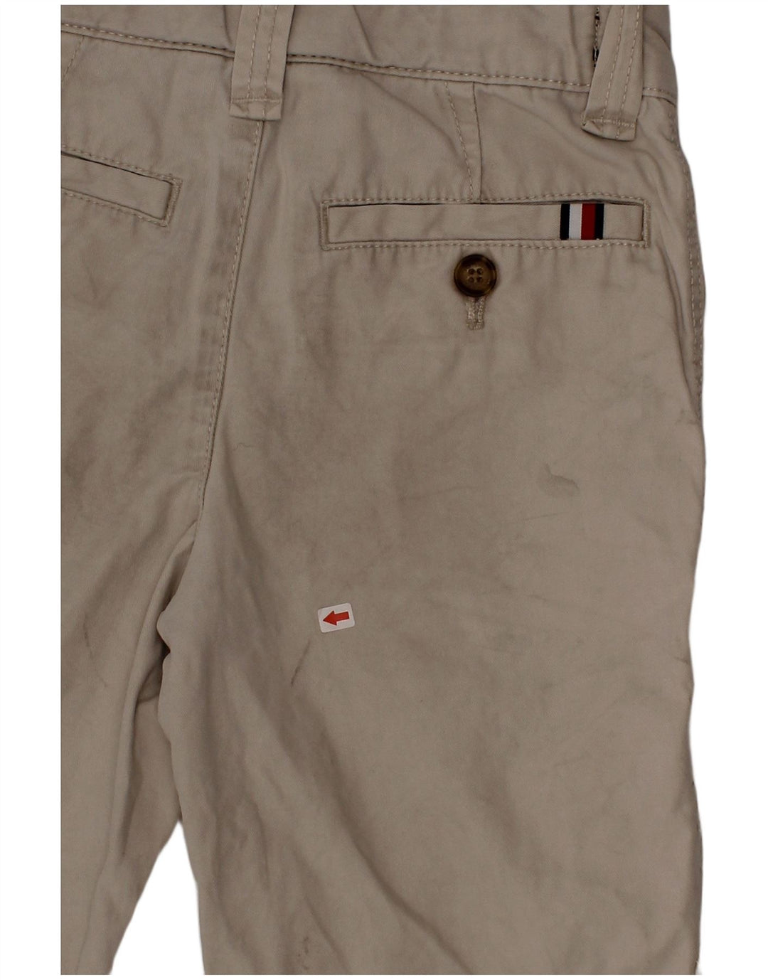 Pantaloncini chino per ragazzi Tommy Hilfiger 5-6 anni W24 cotone beige