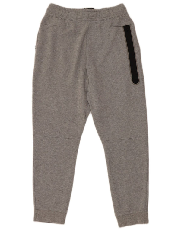 Pantaloni da tuta da ragazzo Nike Joggers 12-13 anni Large in cotone chiazzato grigio