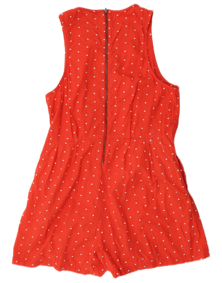 Tutina senza maniche da donna Superdry UK 14 Medium Red Spotted