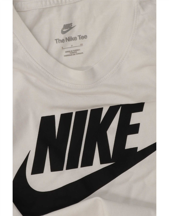 T-shirt grafica da uomo Nike Top piccola bianca